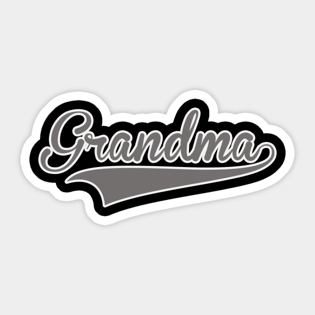 Grandma Logo Grandma Sticker Teepublic